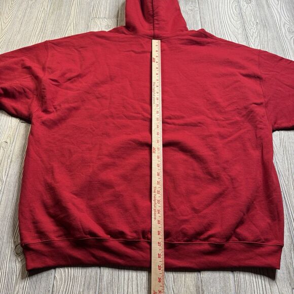 Oklahoma Sooners Hoodie Mens 3XL Crimson OU Logo Spellout Fleece Captivating New - Picture 8 of 9